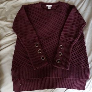 Bar III Eggplant Sweater